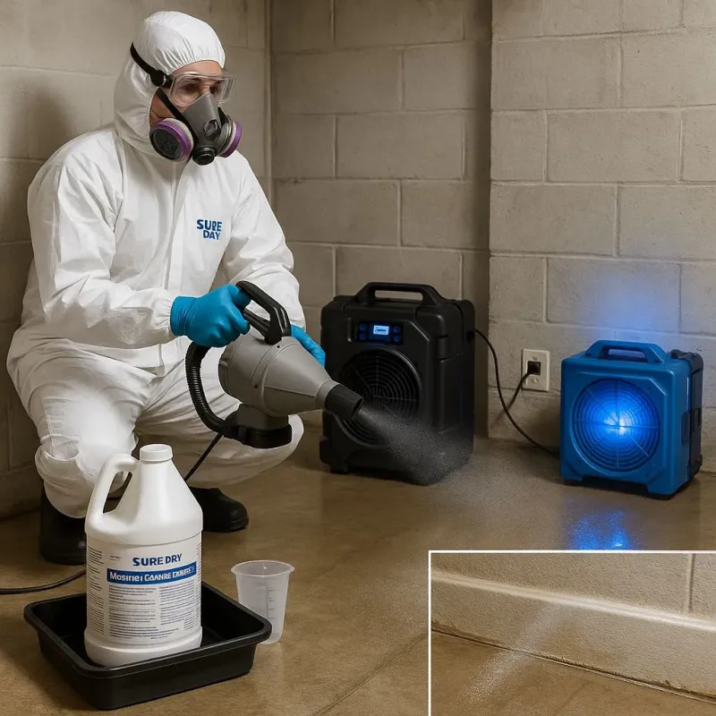 Sanitization and Odor Removal process in Grottoes, VA